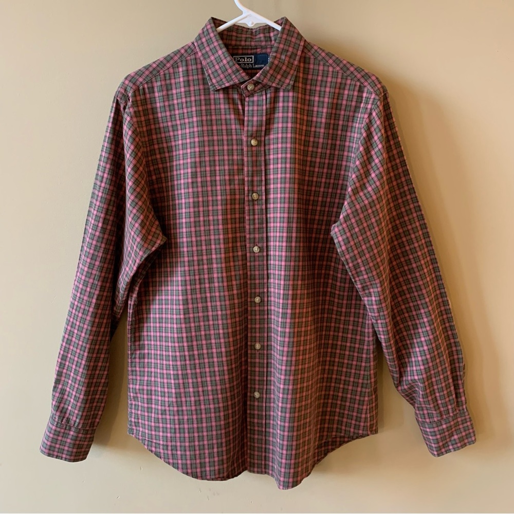 Polo Ralph Lauren LS Long Sleeve Button Down Oxford Shirt M